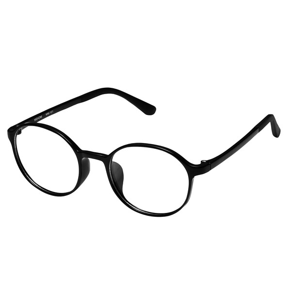 [MOOM] メガネ 眼鏡 レディース おしゃれ 細い 黒縁 度なし 度なし眼鏡 度なしメガネ