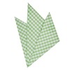 Jacob Alexander Gingham Checkered Pattern Pocket Square - Lime Green