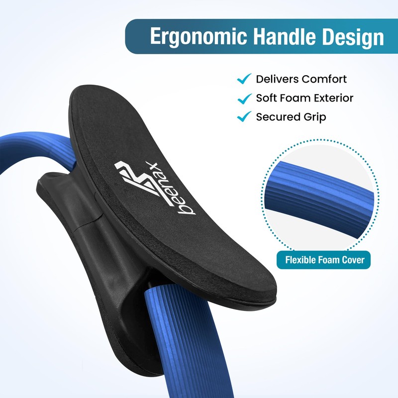 Beenax Pilates Ring - Double Handle Exercise Circle, Fitness Magic