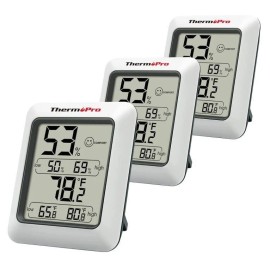 ThermoPro 3X ThermoPro TP-50 Temperature and Humidity Monitor- 3 Piece FROM CALIFORNIA USA