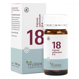 Biochemie Pflüger 18 Calcium Sulfuratum D 6 Tablets