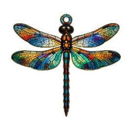 Dragonfly Ornament with Suncatcher Effect, Christmas Tree Decor Idea, Holiday Dragonfly Ornaments, Dragon Fly Gift for Women, Dragon Ornaments for Christmas Tree, Magical Hanging Ornament