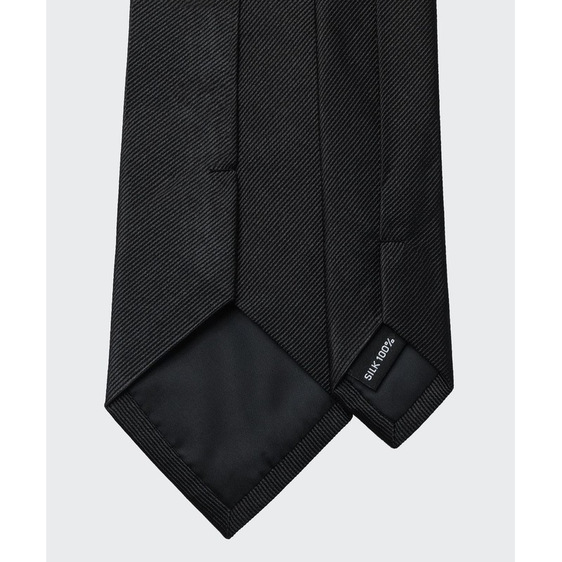 Musinsa Standard Silk Solid Tie [Black]