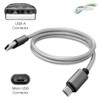 BoxWave Cable Compatible with Panasonic Toughpad FZ-N1 - Micro USB
