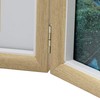 Smiling Art Foldable Photo Frame for 3 Landscape and Portrait