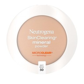 Polvo mineral Neutrogena SkinClearing, 50 / Soft Beige