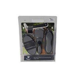Rhinegold Soft Touch Grooming Blister Pack - Grey/Black