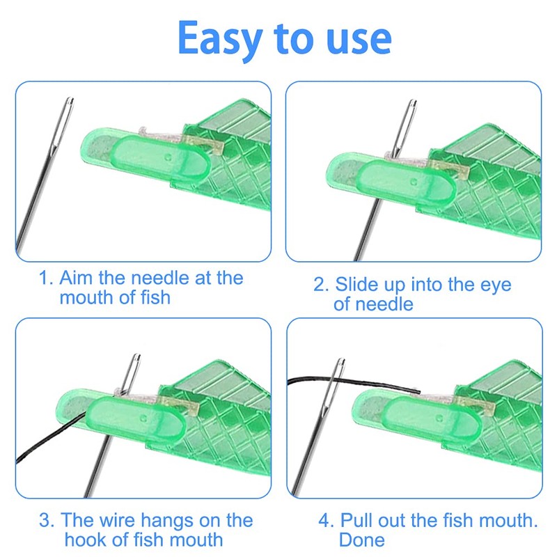 E-SideStep 20PCS Needle Threader for Small Eye Needles Hand Sewing