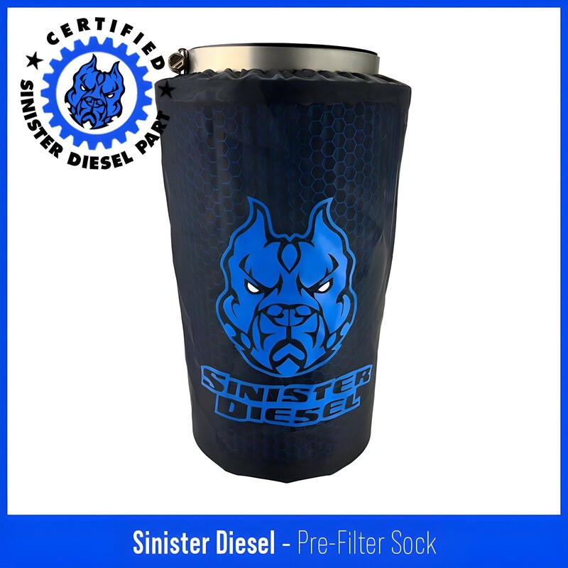 Sinister Diesel Pre-Filter Sock for Cold Air Intake