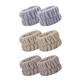 Facial Wash Wristband, Water Absorbent, Wristband, Wristband, Wristband, Wristband, Armband, Sleeve Band, Sleeve Band, Prevents Wetting Water, Absorbent, Fluffy, Soft, Cute, Good Texture, Stretchy,