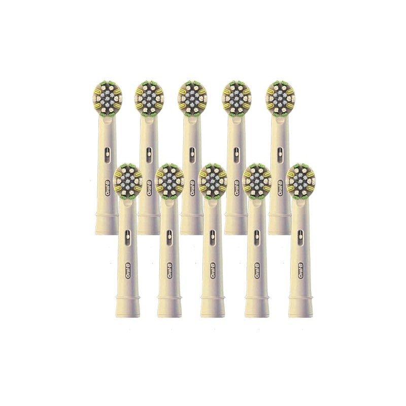 Floss Action Replacement Heads - Electric Toothbrush Heads 10-Count -
