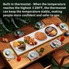 Electric Warming Tray (Extra Long 40"x12")，Food Warmers for Parties Buffet