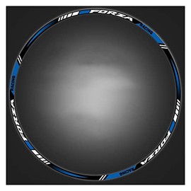 Motorcycle Wheel Tire Repair Sticker Hub Decal Rim Stripe Tape for Forza 125 250 300 350 750 (Color: C)