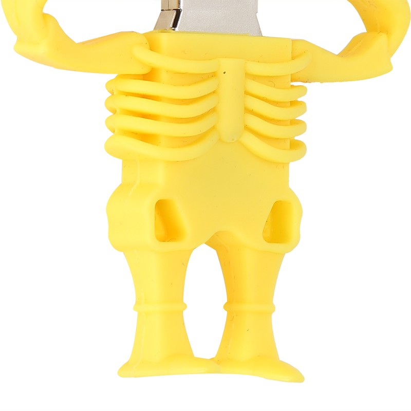 Cartoon U Disk Yellow Skull Appearance High Speed Bulk Storage