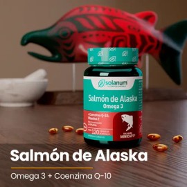 Solanum Omega 3 Salmón De Alaskavit.e coq-10 120mincap Sfn Sabor Sin sabor                                                                            