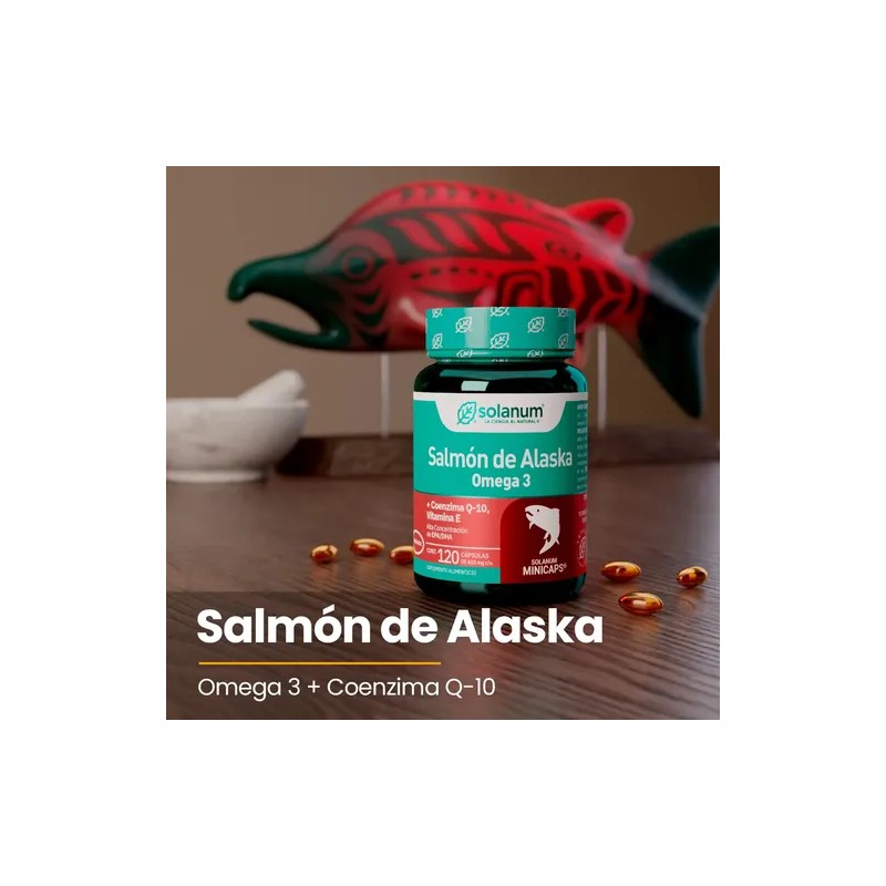 Solanum Omega 3 Salmón De Alaskavit.e coq-10 120mincap Sfn Sabor