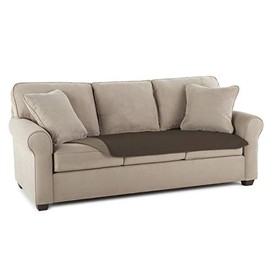 Mambe 100% Waterproof Furniture Cover for Pets and People (Long Seat 30" x 70", Chocolate-Cappuccino)