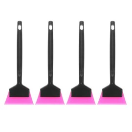 STOBAZA 4 Espátulas para Película de Coche Pequeñas, Raspador de Tinte de Ventana de Plástico Firme, Escobilla de Goma Profesional para Vinilo, Herram