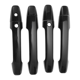 Motoforti Car Door Handle Cover Trim, Side Door Handle Cover, for Honda Odysseia 2015-2022, ABS Carbon Fiber Black 1 Set