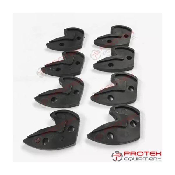 Unbranded Black GripMax Plus Clamps Replacement Insert Grip Set 8pc