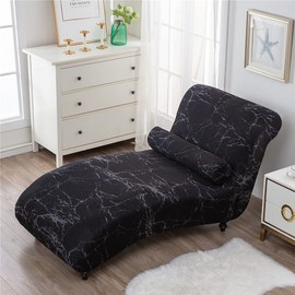 MaiYu-MY Luxury Chaise Lounge Cover - Elasticity Slipcover for Chaise Longue, Ultra Soft, Machine Washable (12)