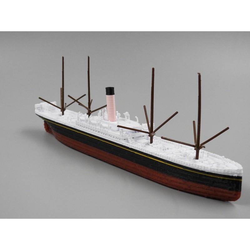 12" Prebuilt Display Model Ship (SS Californian 10" length Model