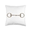 Snaffle Bit Throw Pillow