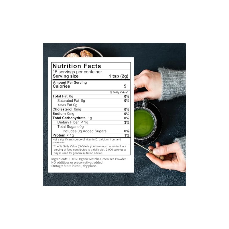 Chaism Té verde matcha en polvo de grado ceremonial -