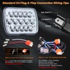 BAOLICY 5x7 H6054 In LED Headlights DOT Approved Hi/Lo Sealed