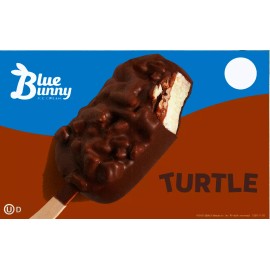 Turtle Ice Cream Bar Blue Bunny Ice Cream Truck Sticker 8"x5"