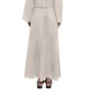 Amazhiyu Linen Womens Long Skirts, Summer Casual Pure Linen Skirt,