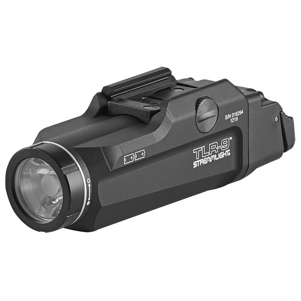 Streamlight 69464 TLR-9 Flex Low-Profile Rail-Mounted Tactical Light with CR123A Lithium Batteries, Black