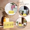 Rustic Wooden Block Sign - Here Comes The Sun -