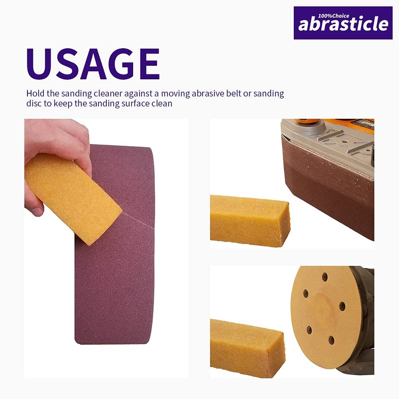 1-1/2" x 1-1/2" x 8" Inch Abrasive Cleaning Eraser Stick,"Must