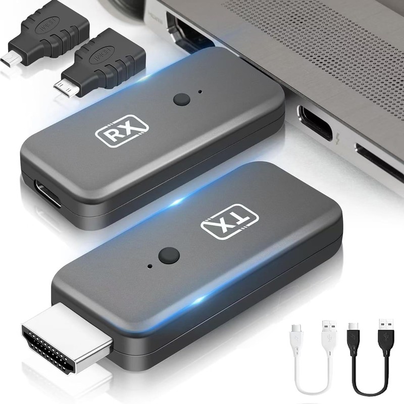 T81 Wireless HDMI Transmitter and Receiver, Plug & Play Portable