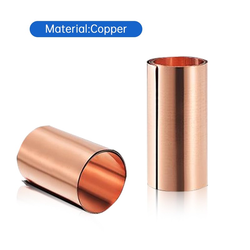 Uxney Copper Sheet Roll, 1000x200x0.4mm Copper Flashing Roll, 27 Gauge