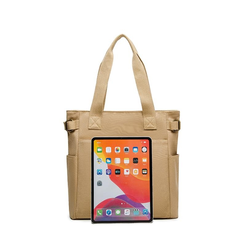 Yocipa Women's Canvas Tote Bag, Large Capacity, A4 Storage, Multiple