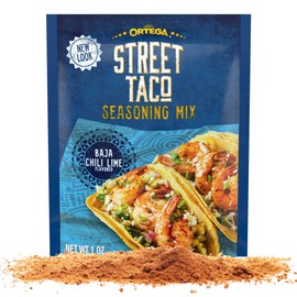Ortega Street Taco Seasoning Mix, Chili Lime, 1 Ounce (Pack of 12)
