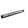 RED4POWER Patch Panel KPP-19-24, 19 Inch, 24-Port