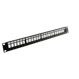 RED4POWER Patch Panel KPP-19-24, 19 Inch, 24-Port