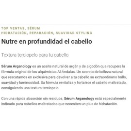Salerm Cosmetics Serum Arganology Algodon L'originale 60ml