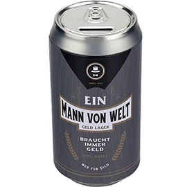 Mann im Glück 9614 Money Box, Metal/Tin, Colourful, One Size