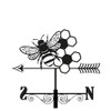 Metal Bee Silhouette Weathervane
