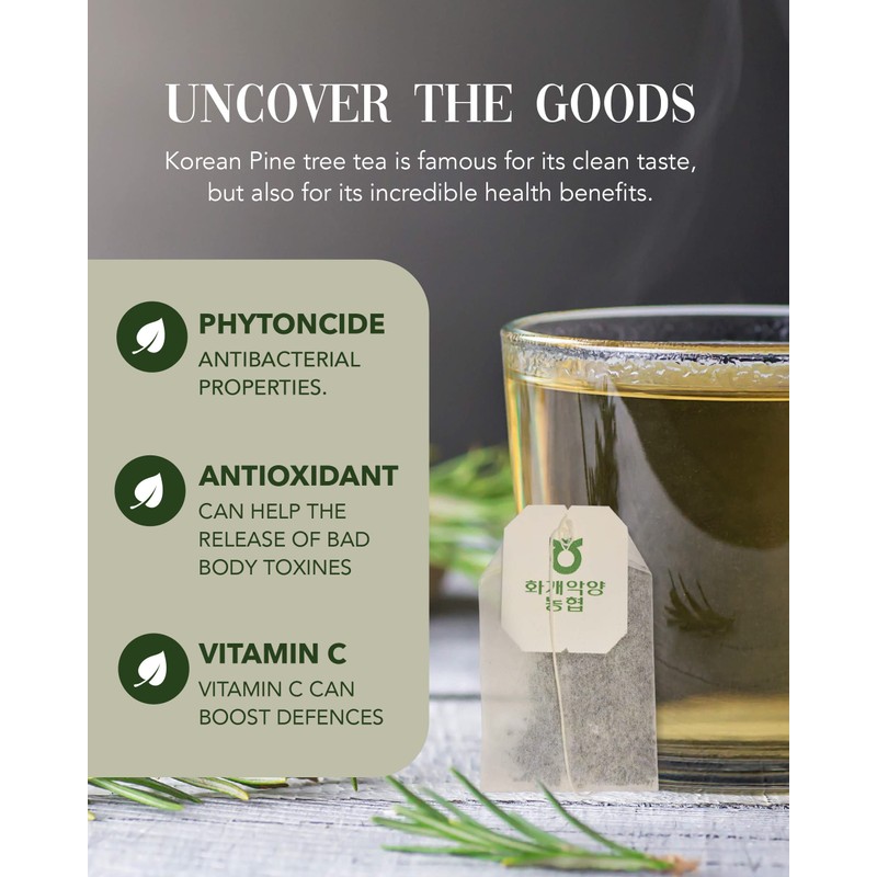 Organic Seasonal Pine Needle Tea (25 Count (Pack of 2))