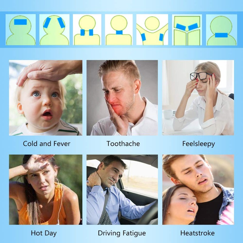EasYeah Baby Cool Pads for Kids Fever Discomfort, Instant Cooling