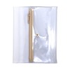 isshoni. Notebook Cover with Case, PVC A6 [R Clear Beige]