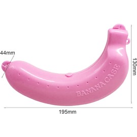 Yellow Banana Storage BPA-Free Outdoor Travel Case, Food Containers,Keep Fresh Banana Keeper and Protector, Cute Banana Carrier Storage Box for Picnic Camping Food Containers Kitchen and Dining