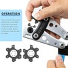NEIKO 02039A Lug Crimping Plier and Cable Cutter Set, Battery