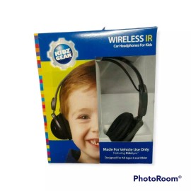 KIDZ GEAR  Wired Headphones For Kids Volume limit technology Black