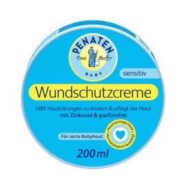 PENATEN Wound Protection Cream, Soothing Baby Wound Protection Cream with Zinc Oxide for Protection in The Diaper Area 200 ml / 6.76 Oz
